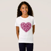 Folk Art Heart T-shirt (Voorkant volledig)