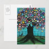FOLK ART Imagination BY LORI EVERETT briefkaart (Voorkant / Achterkant)