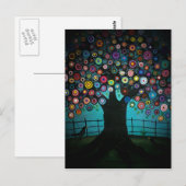 FOLK ART Imagination BY LORI EVERETT briefkaart (Voorkant / Achterkant)