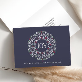 Folk Art Joy| Bedrijfsfeestdag Feestdagen Kaart