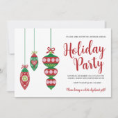 Folk Art-kerstfeestdag Kaart (Voorkant)