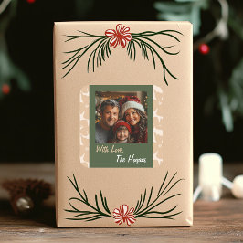 Folk Art Kerstpakket Sticker