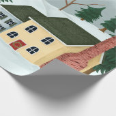 FOLK ART KERSTSCÈNE inpakpapier (Hoek)