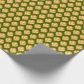 Folk Art-kerstversieringen Cadeaupapier (Hoek)