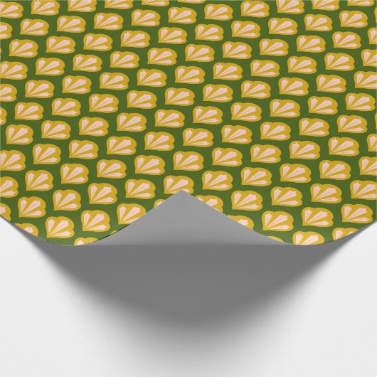 Folk Art-kerstversieringen Cadeaupapier (Hoek)