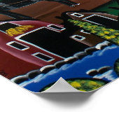 FOLK ART LAND LEEF DOOR LORI EVERETT Poster (Hoek)