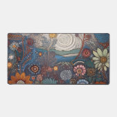 Folk Art Landscape Desk Mat (Voorkant)