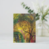FOLK ART Light Behrendt the Trees by LORI briefkaa Briefkaart (Staand voorkant)