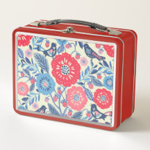 Folk Art Lunch Box