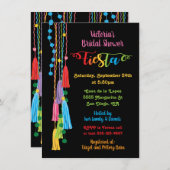 Folk Art Mexican Fiesta Bridal Shower Kaart (Voorkant / Achterkant)