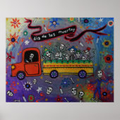 FOLK ART MEXICAN FIESTA PAINTING POSTER (Voorkant)