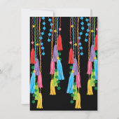 Folk Art Mexican Fiesta Wedding Invitation Kaart (Achterkant)