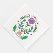 Folk Art Napkin Servet (Hoek)