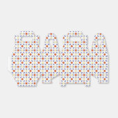 Folk Art Neon Flower Geometric Pattern Bedankdoosjes (Uitgevouwen)