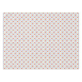 Folk Art Neon Flower Geometric Pattern Tafelkleed (Voorkant (Horizontaal))