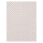 Folk Art Neon Flower Geometric Pattern Tafelkleed (Voorkant)