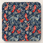 Folk Art Onderzetters met Faux Diamonds (Voorkant)