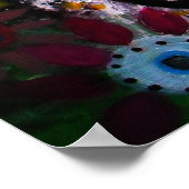 FOLK ART OWL DAY OF THE DODE PAINTING POSTER (Hoek)