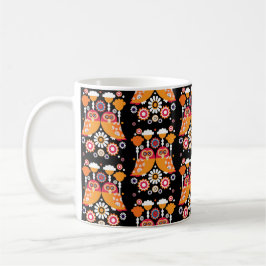 Folk Art Owl Koffiemok