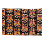 Folk Art Owl Kussensloop (Achterkant-Links)