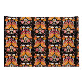 Folk Art Owl Kussensloop (Achterkant-Rechts)