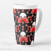 Folk Art Owl Latte Mok (Rechterhoek)