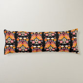 Folk Art Owl Lichaamskussen (Achterkant)