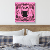 Folk Art Owl Prints (Insitu (Slaapkamer))