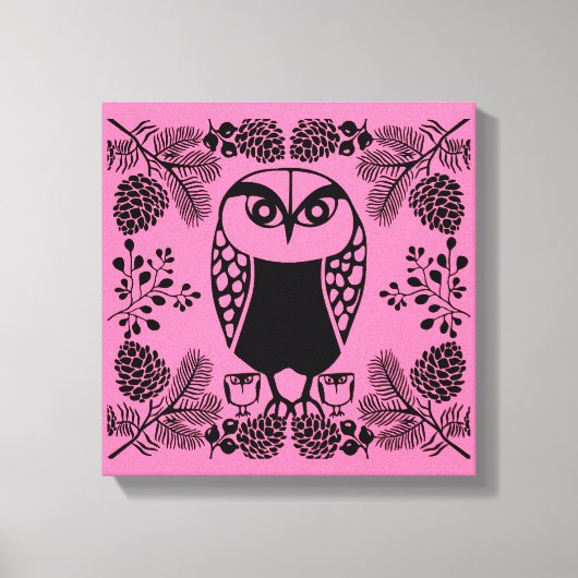 Folk Art Owl Prints (Voorkant)