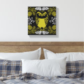 Folk Art Owl Prints (Insitu (Slaapkamer))