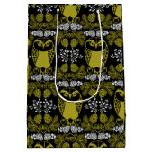 Folk Art Owl Prints Medium Cadeauzakje (Achterkant)