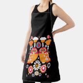 Folk Art Owl Schort (Insitu)