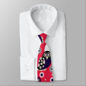 Folk Art Owl Stropdas (Gebonden)