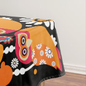 Folk Art Owl Tafelkleed (Voorbeeld)