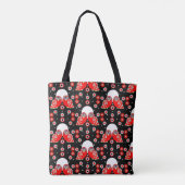 Folk Art Owl Tote Bag (Achterkant)