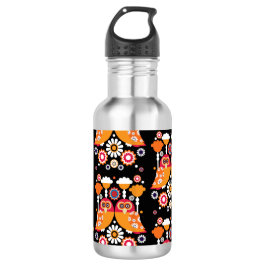 Folk Art Owl Waterfles