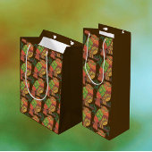 Folk Art Owls on Branches All Occasion Wijn Cadeautas