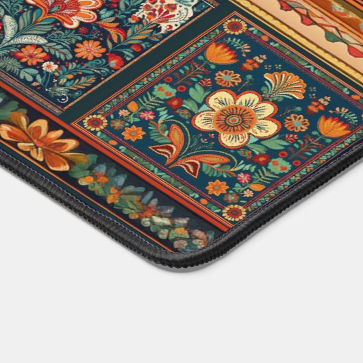 Folk Art Patchwork Desk Mat (Hoek)