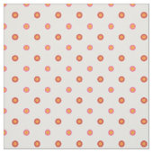Folk Art Polka Dot op witte aangepaste stof (Swatch)