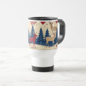 Folk-Art Reindeer Pattern Mug Reisbeker (Voorkant rechts)