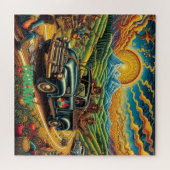 Folk Art Road Trip Legpuzzel (Horizontaal)