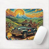 Folk Art Road Trip Muismat (Met muis)