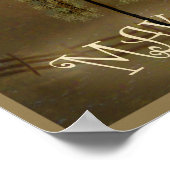 Folk Art Rooster Rise and Shine boerderij 24 x 24 Poster (Hoek)