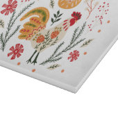 Folk Art Rooster Snijplank (Hoek)