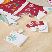 Folk Art Santa Claus Legpuzzel (Zijkant)