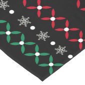 Folk Art Scandinavische feestkerst Korte Tafelloper (Hoek)