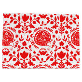 Folk Art Sleeping Fox Groot Cadeauzakje (Achterkant)