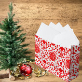 Folk Art Sleeping Fox Groot Cadeauzakje