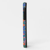 Folk Art Stijl Bloemen, Blauw iPhone 5 Xtreme Hoes (Achterkant/links)