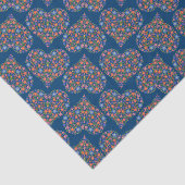 Folk Art Stijl Bloemharten Tissue Paper Tissuepapier (Detail)